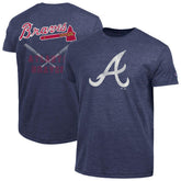 Atlanta Braves Champion Tri-Blend T-Shirt - Navy