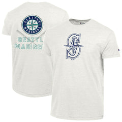 Seattle Mariners Champion Tri-Blend T-Shirt - Heather White