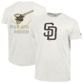 San Diego Padres Champion Tri-Blend T-Shirt - Heather White