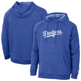 Los Angeles Dodgers Champion Triumph Tri-Blend Raglan Hoodie - Royal