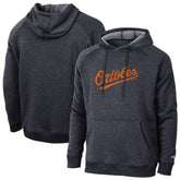 Baltimore Orioles Champion Triumph Tri-Blend Raglan Hoodie - Black