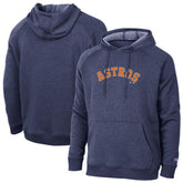 Houston Astros Champion Triumph Tri-Blend Raglan Hoodie - Navy