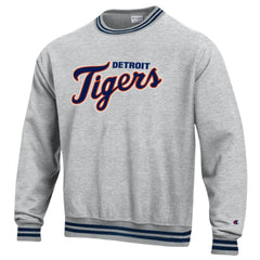 Detroit Tigers Champion Reverse Weave Sweatshirt - Heather Gray