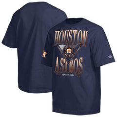 Houston Astros Champion Traditions Two Locations T-Shirt - Navy