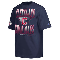 Cleveland Guardians Champion Traditions Two Locations T-Shirt - Navy