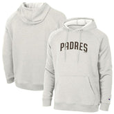 San Diego Padres Champion Triumph Tri-Blend Raglan Hoodie - Heathered Core Ultra Light Grey