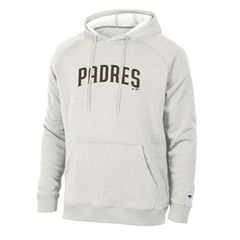 San Diego Padres Champion Triumph Tri-Blend Raglan Hoodie - Heathered Core Ultra Light Grey
