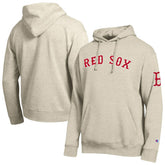 Boston Red Sox Champion All Star Chenille Patch Hoodie - Oatmeal