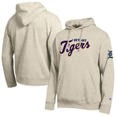 Detroit Tigers Champion All Star Chenille Patch Hoodie - Oatmeal
