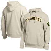 Milwaukee Brewers Champion All Star Chenille Patch Hoodie - Oatmeal