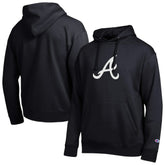 Atlanta Braves Champion All Star Embroidered Logo Hoodie - Black