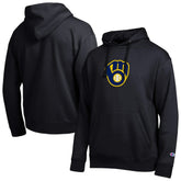 Milwaukee Brewers Champion All Star Embroidered Logo Hoodie - Black