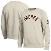 San Diego Padres Champion All-Star Soft Felt Sweatshirt - Oatmeal
