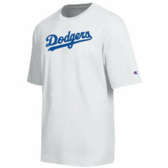 Los Angeles Dodgers Champion All Star Arched Chenille Wordmark T-Shirt - White