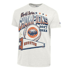 Houston Astros Champion Winning Tradition Cooperstown Tri-Blend T-Shirt - White