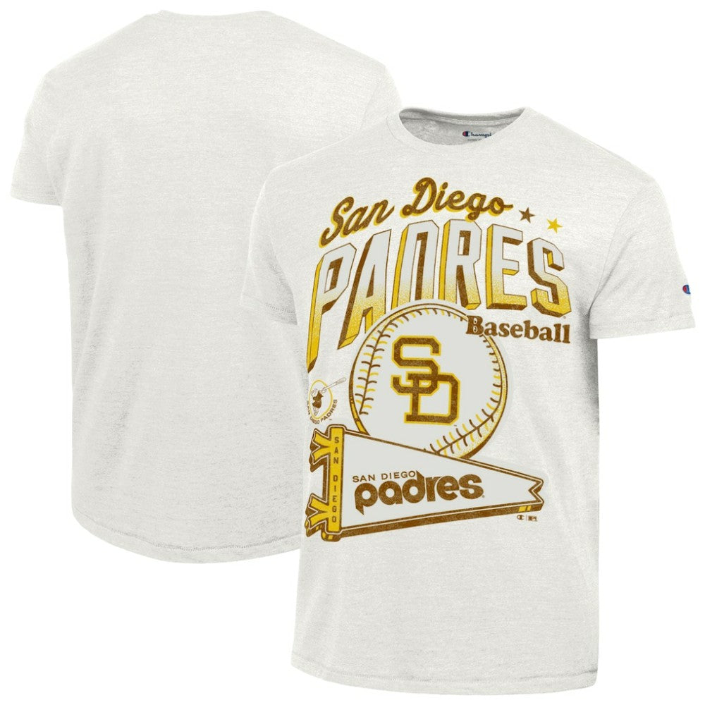 San Diego Padres Champion Winning Tradition Cooperstown Tri-Blend T-Shirt - White