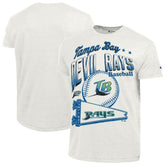 Tampa Bay Rays Champion Winning Tradition Cooperstown Tri-Blend T-Shirt - White