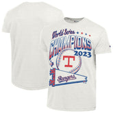 Texas Rangers Champion Winning Tradition Cooperstown Tri-Blend T-Shirt - White