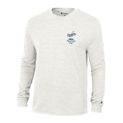 Los Angeles Dodgers Champion Cooperstown Winning Tradition Tri-Blend Long Sleeve T-Shirt - White