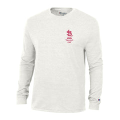 St. Louis Cardinals Champion Cooperstown Winning Tradition Tri-Blend Long Sleeve T-Shirt - White