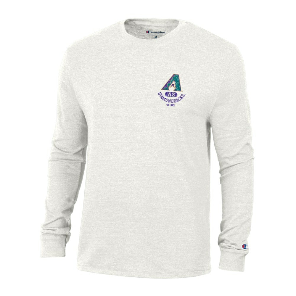 Arizona Diamondbacks Champion Cooperstown Winning Tradition Tri-Blend Long Sleeve T-Shirt - White