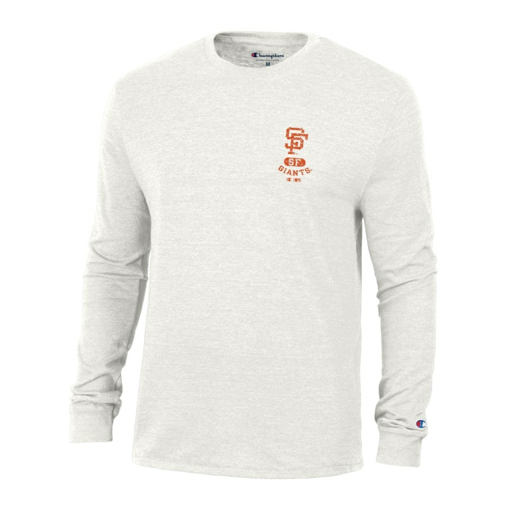 San Francisco Giants Champion Cooperstown Winning Tradition Tri-Blend Long Sleeve T-Shirt - White