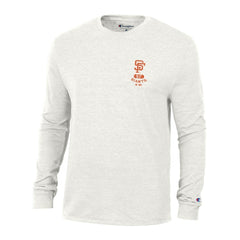 San Francisco Giants Champion Cooperstown Winning Tradition Tri-Blend Long Sleeve T-Shirt - White