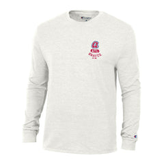 Atlanta Braves Champion Cooperstown Winning Tradition Tri-Blend Long Sleeve T-Shirt - White