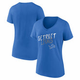 Detroit Lions Women's Hustle V-Neck T-Shirt - Blue online