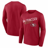 San Francisco 49ers Hustle Long Sleeve T-Shirt - Scarlet sale