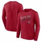 Tampa Bay Buccaneers Hustle Long Sleeve T-Shirt - Red on sale