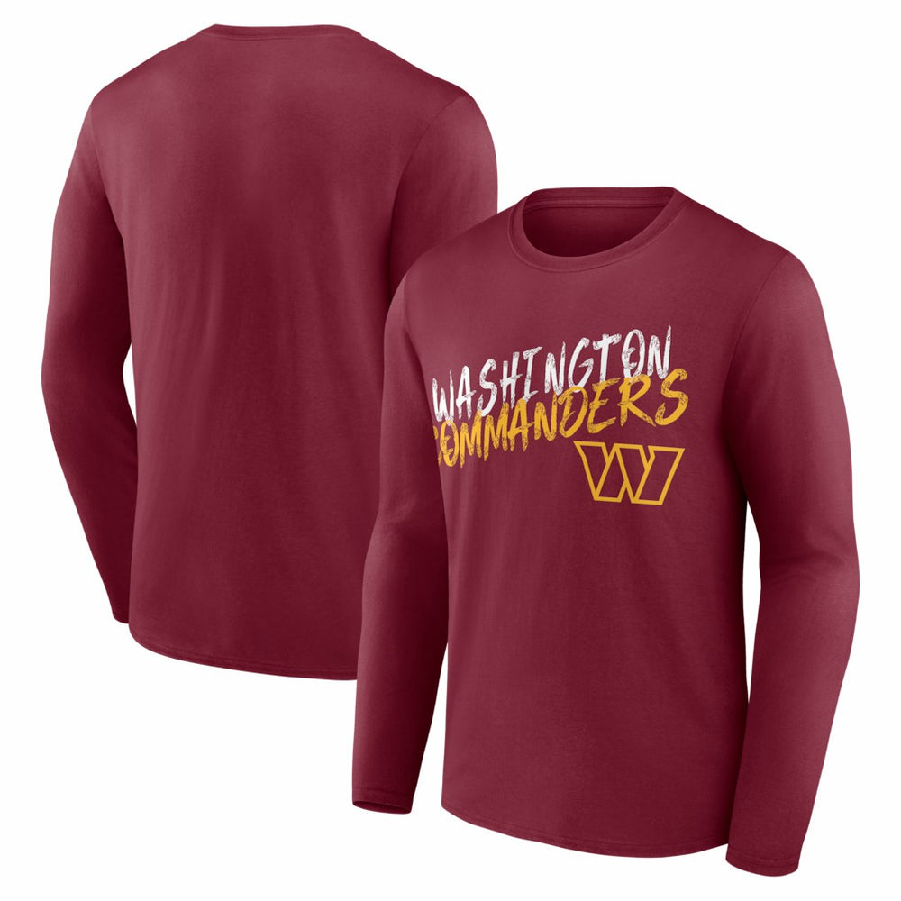 Washington Commanders Hustle Long Sleeve T-Shirt - Burgundy cheap