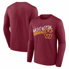 Washington Commanders Hustle Long Sleeve T-Shirt - Burgundy cheap