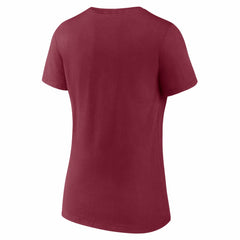 Washington Commanders Women's Hustle V-Neck T-Shirt - Burgundy sale