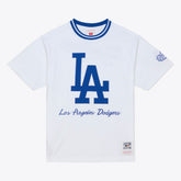 Los Angeles Dodgers Cooperstown Collection Arctic T-Shirt - White | Mitchell & Ness