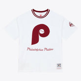 Philadelphia Phillies Cooperstown Collection Arctic T-Shirt - White | Mitchell & Ness