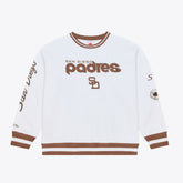 San Diego Padres Arctic Fleece Sweatshirt - White | Mitchell & Ness