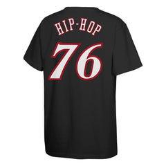 Philadelphia 76ers Youth Hip Hop T-Shirt - Black | Mitchell & Ness for sale