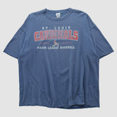 St. Louis Cardinals CSA 2000s T-shirt - Blue Vintage