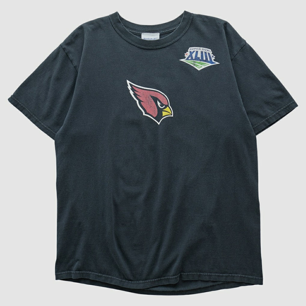 Arizona Cardinals Reebok 2009 T-shirt - Black Vintage on sale