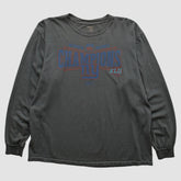 New York Giants Reebok 2008 Long Sleeve T-shirt - Charcoal Vintage outlet