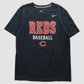 Cincinnati Reds 2010s T-shirt - Black Vintage | Nike