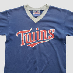 Minnesota Twins MLB Genuine Merchandise 90s T-shirt - Blue Vintage