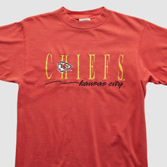 Kansas City Chiefs Tultex 90s T-shirt - Red Vintage online