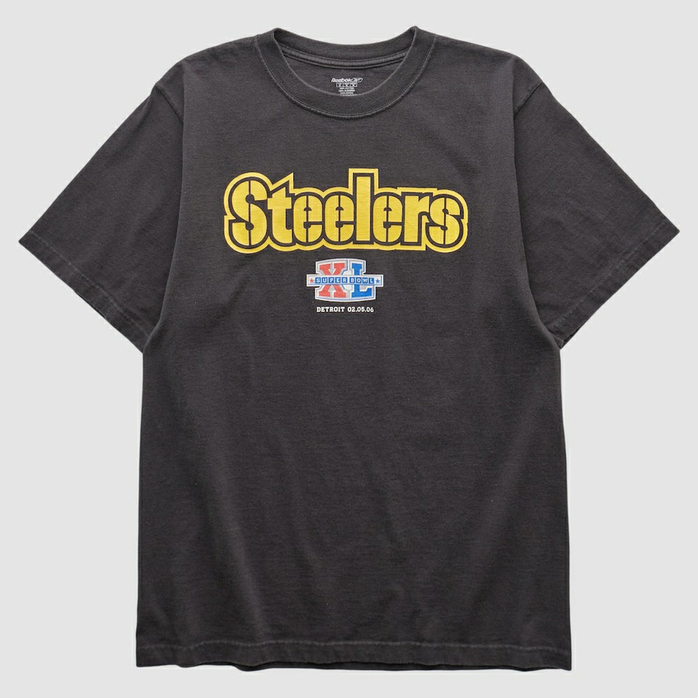 Pittsburgh Steelers Reebok 2006 T-shirt - Black Vintage cheap