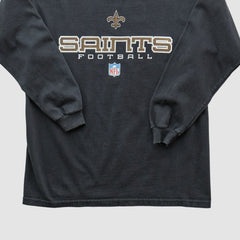 New Orleans Saints Reebok 2000s Pullover Sweatshirt - Black Vintage cheap