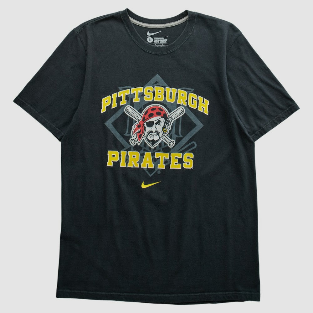 Pittsburgh Pirates 2010s T-shirt - Black Vintage | Nike