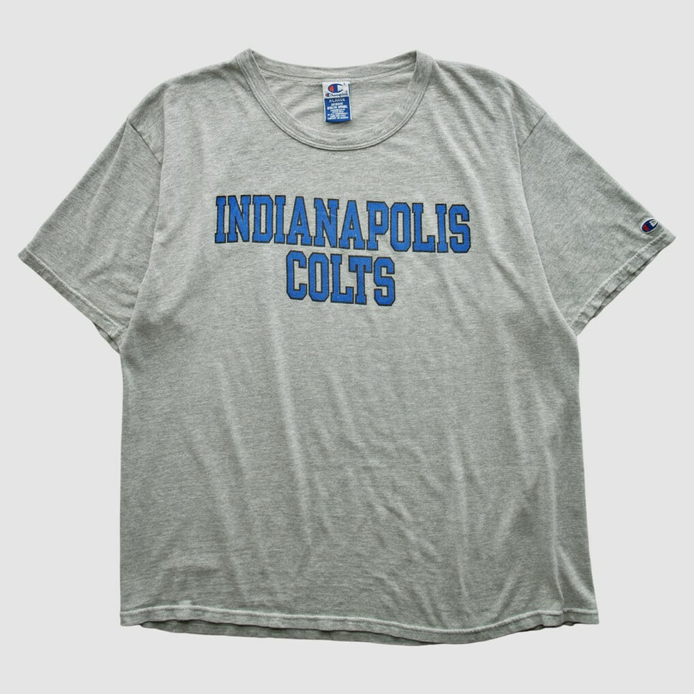 Indianapolis Colts Champion 2000s T-shirt - Heather Gray Vintage for sale