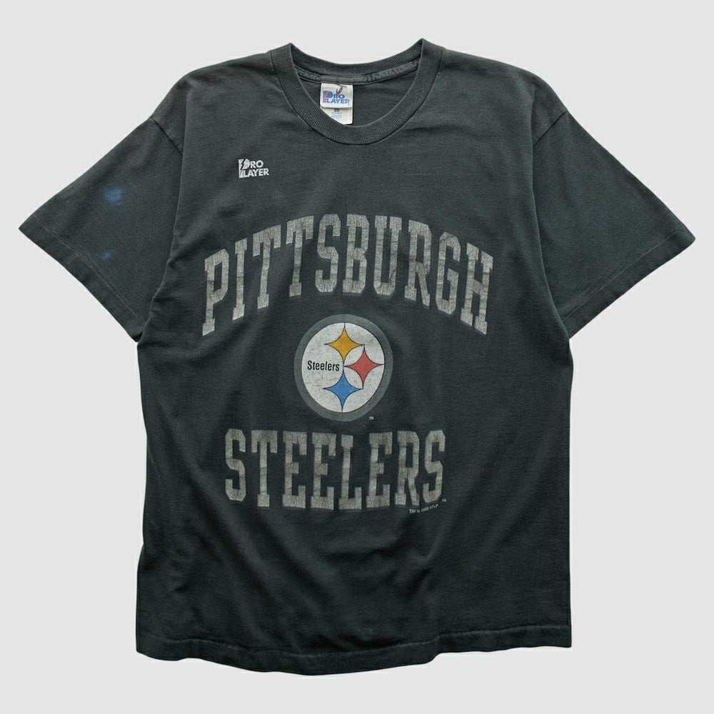 Pittsburgh Steelers Pro Player 1996 T-shirt - Black Vintage cheap