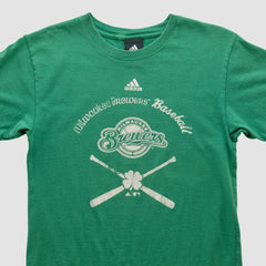 Milwaukee Brewers Adidas 2000s T-shirt - Green Vintage